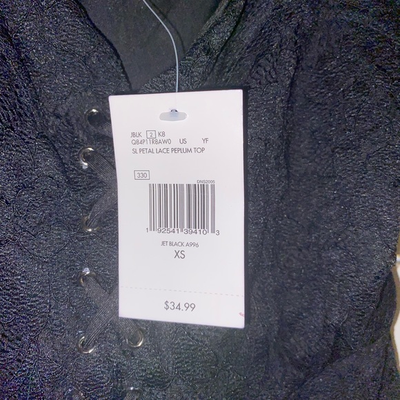 Vintage “GUESS” Lace Perplum Corset Top - Picture 4 of 5